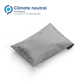 Grey Recycled Mail Bag (12x16 inch/30.5x40.6cm)