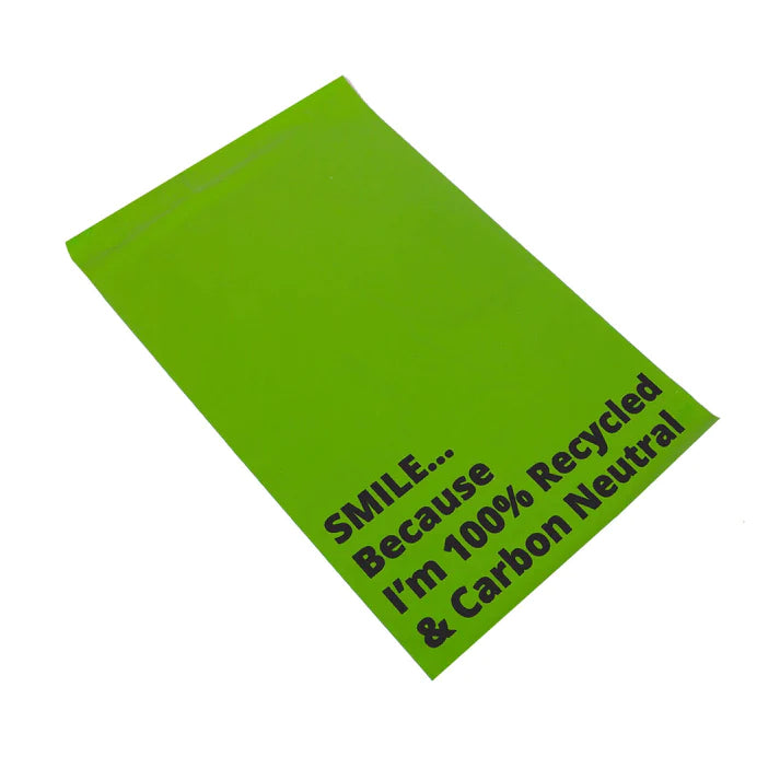 Green Recycled Mail Bag (15x18 inch/38.1x45.7cm) - Ecogreen Packaging