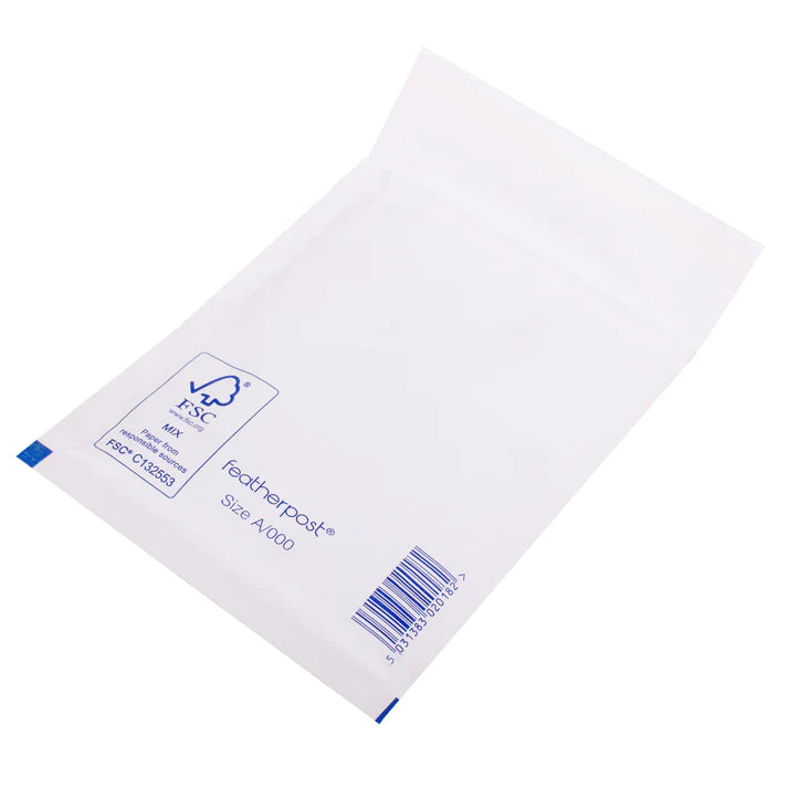 Padded Bubble Envelope in White Internal Size 120x165mm A/000 - Ecogreen Packaging