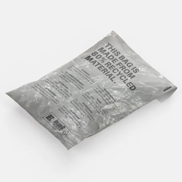 Affordable Postal Bag 6.5x9 Inch - 80% Recycled Clear Bag