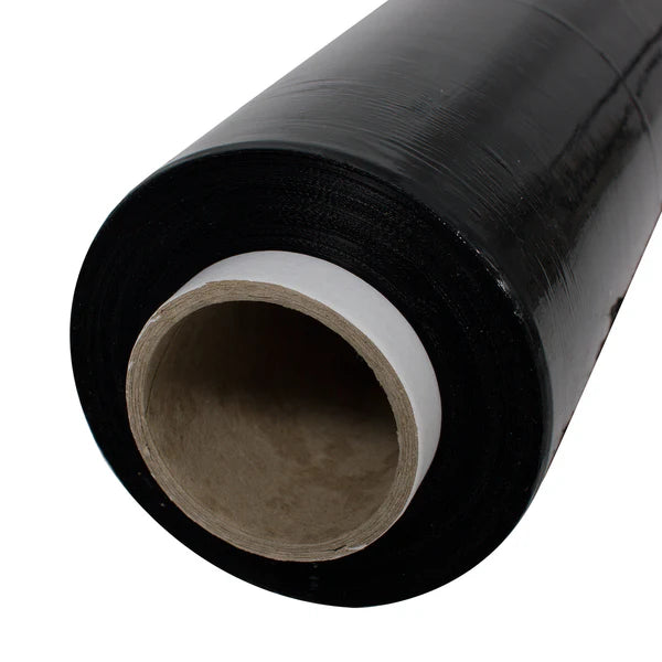 Black Pallet Wraps 1.8KG 500mm X 250mm 23 Micron