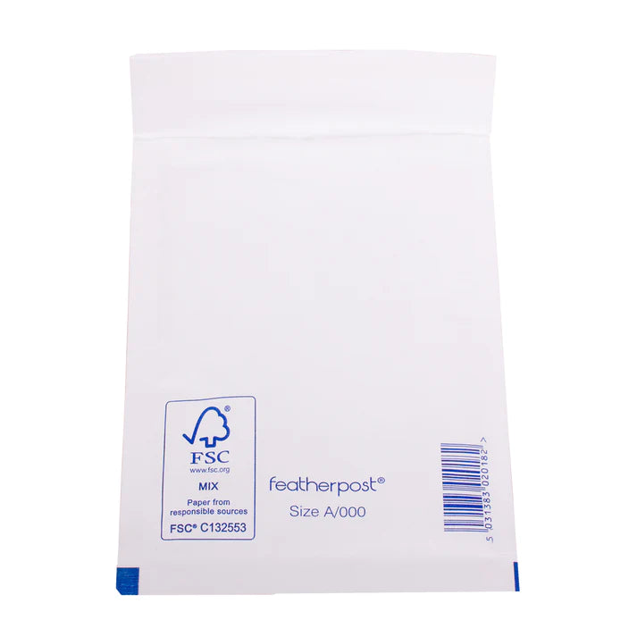 Padded Bubble Envelope in White Internal Size 120x165mm A/000 - Ecogreen Packaging