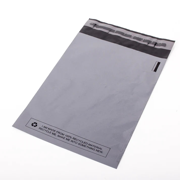 Grey Recycled Mail Bag (14x21inch/35.6x53.3cm) - Ecogreen Packaging