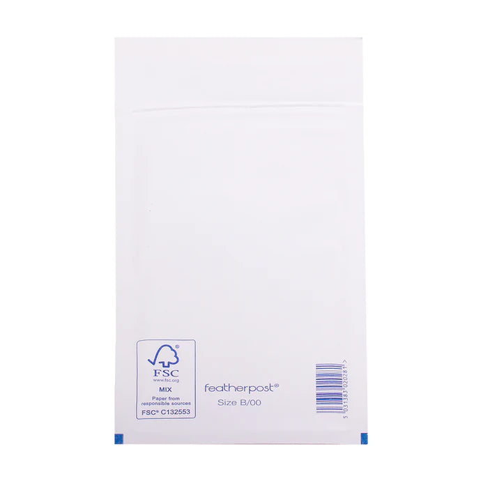 Padded Bubble Envelope in White Internal Size 150x215mm C/0 - Ecogreen Packaging