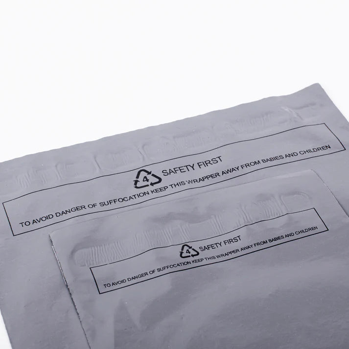 Grey Recycled Mail Bag (9x12 inch/22.9x30.5cm) - Ecogreen Packaging