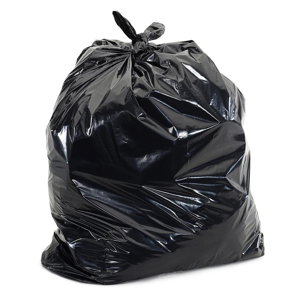 Heavy Duty Black Bin Bag 180G, 85L, Loose - Ecogreen Packaging