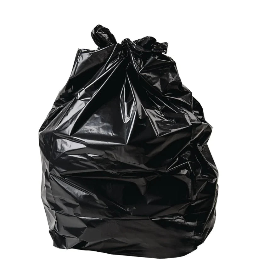 Economy Black Bin Bags 140G, 85L, Loose - Ecogreen Packaging